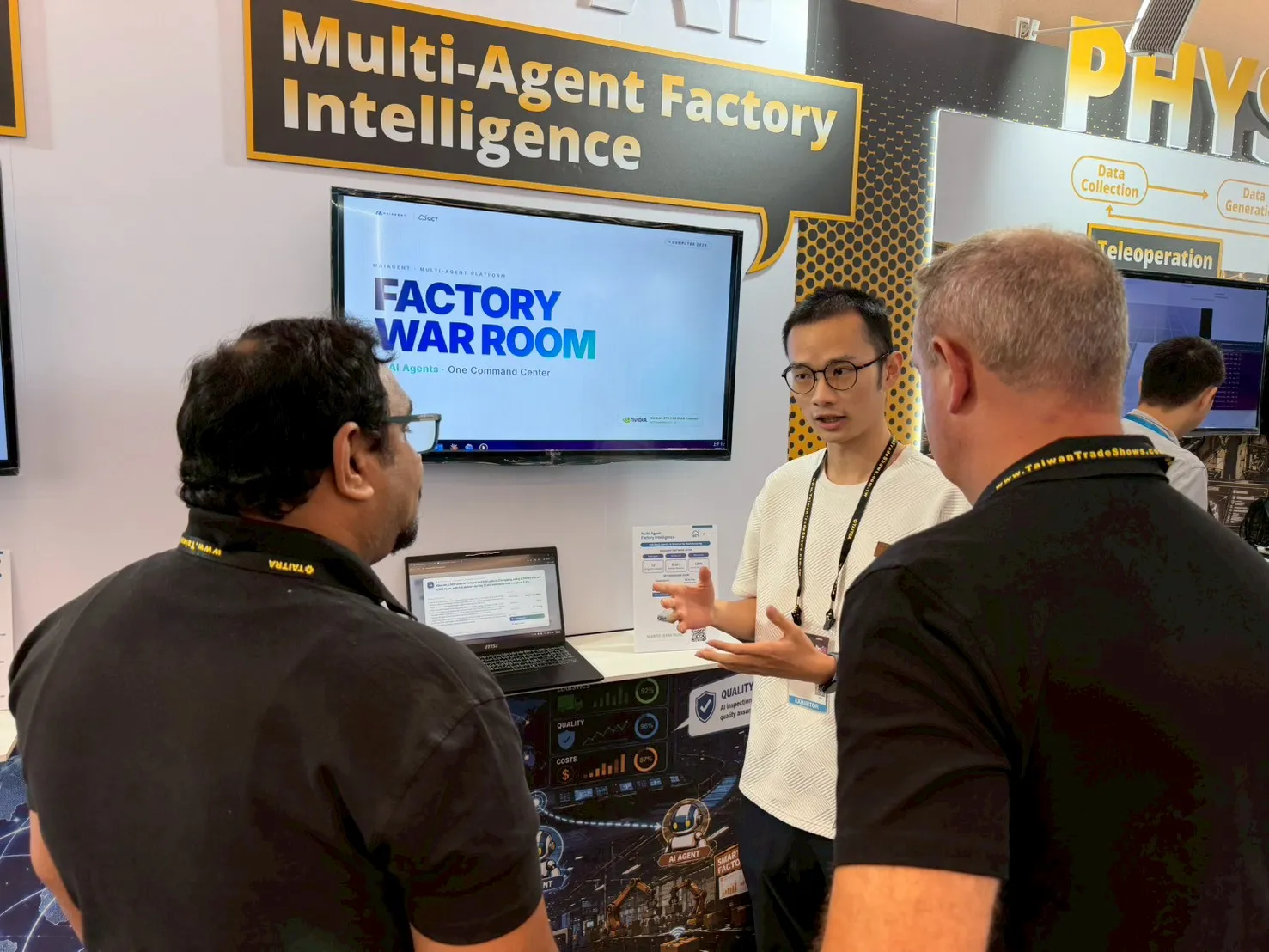 MaiAgent × QCT: Multi-Agent Factory Command Center